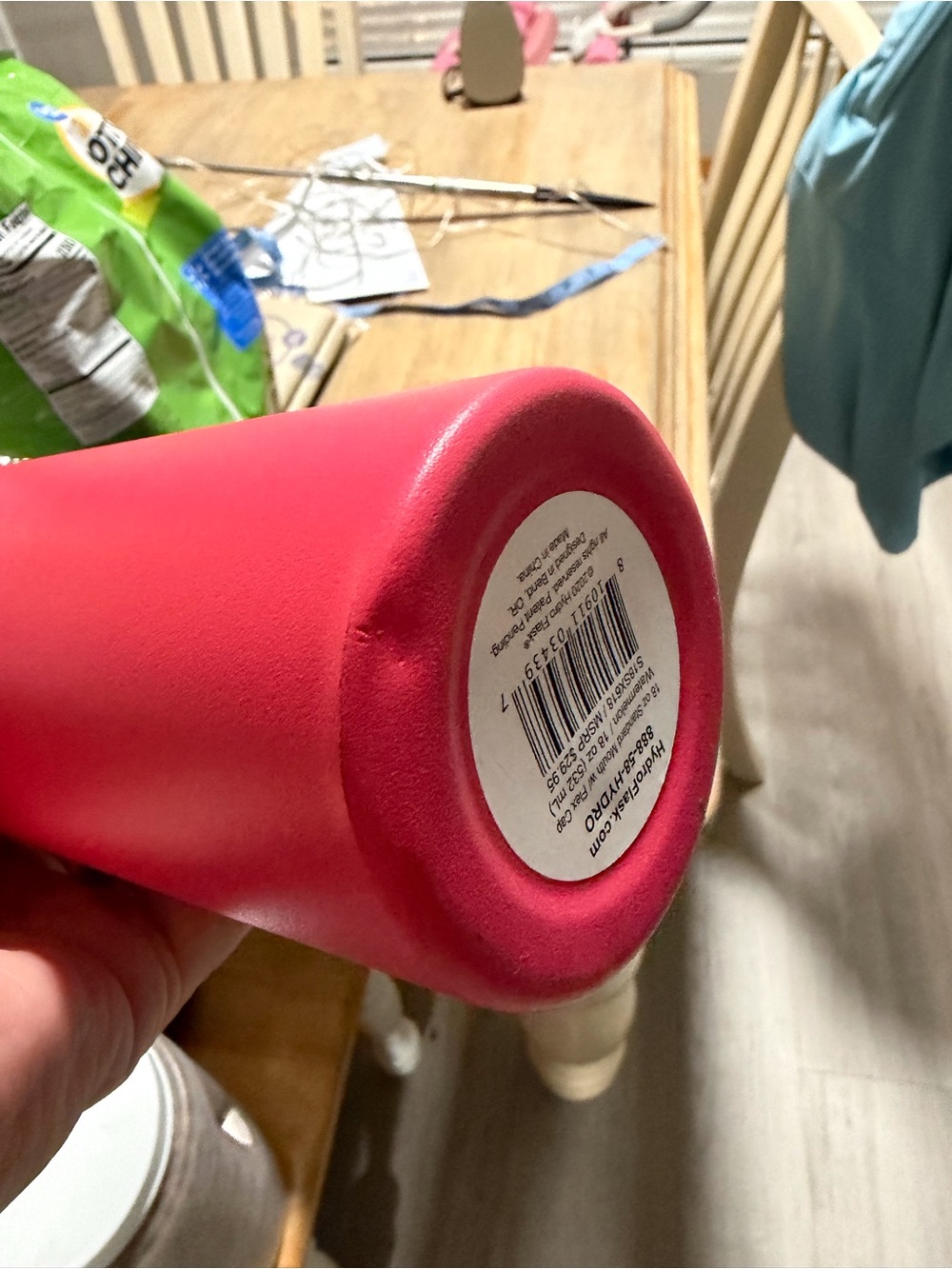 Hydro Flask 18 oz Standard Mouth Water Bottle Flex Cap Pink - Picture 4 of 5